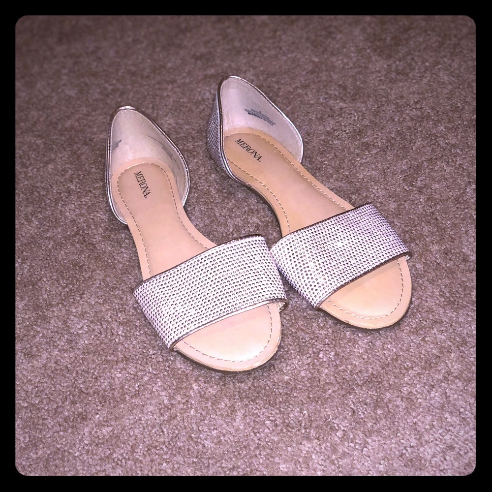 Jeweled Merona Gold Flats